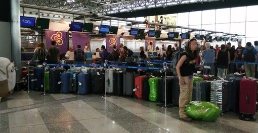 La situazione dei bagagli nella giornata di oggi a Malpensa