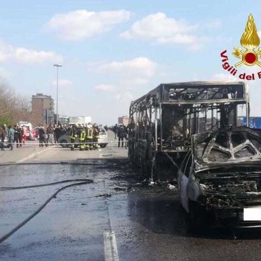 Dirottamento e incendio bus, importante test per il Numero Unico dell’Emergenza 112