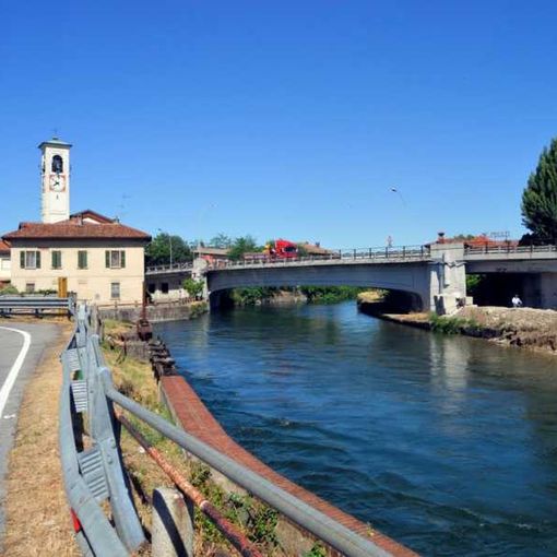 Il Castello di Binasco le acque del Ticino - di Giuseppe Casarini