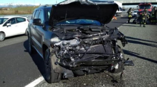 Santhià, incidente in autostrada. Coinvolto Douglas Costa