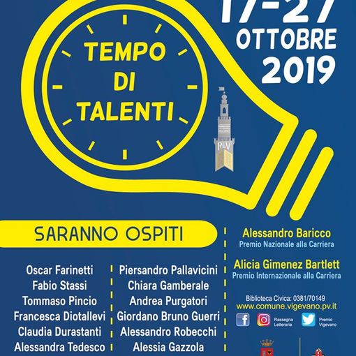 Tutti gli appuntamenti e manifestazioni da lunedì 14 a domenica 20 ottobre a Vigevano e Lomellina