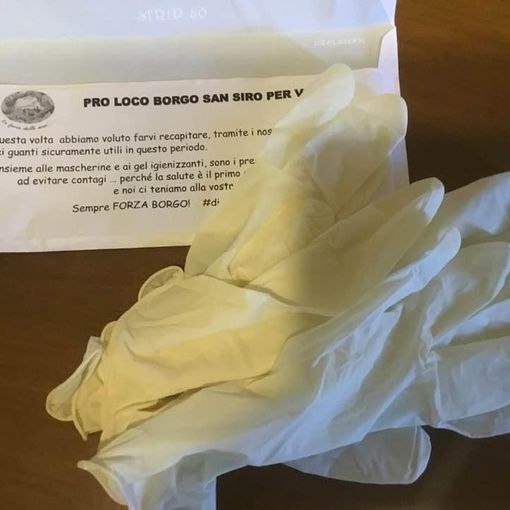Borgo San Siro, la Pro Loco ha fatto recapitare alla cittadinanza gel igienizzanti e guanti