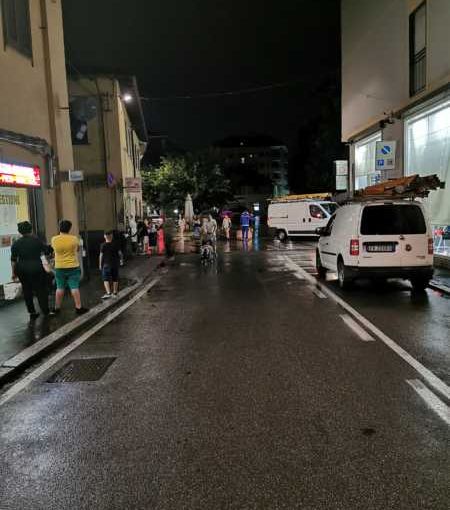 Grandine e black out, a Magenta è Notte buia.. a metà