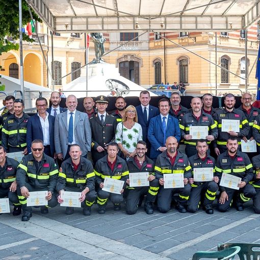 Mede: i Vigili del Fuoco che evitarono l'esplosione di una cisterna ferroviaria carica di propilene, hanno ricevuto l'elogio