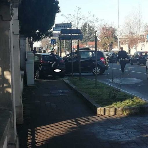 Magenta, incidente tra via Novara e via Moncenisio