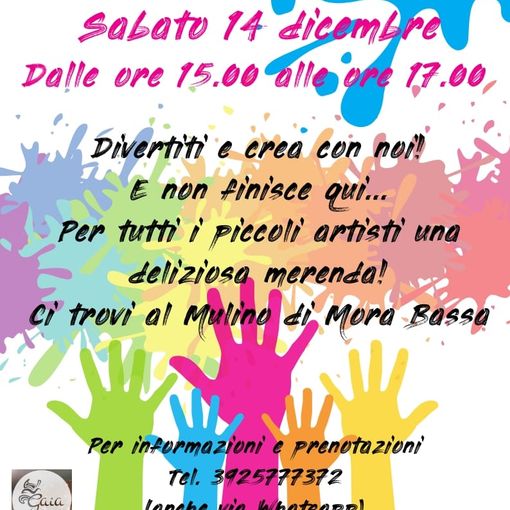 Vigevano: laboratorio al mulino di Mora Bassa, sabato 14 dicembre