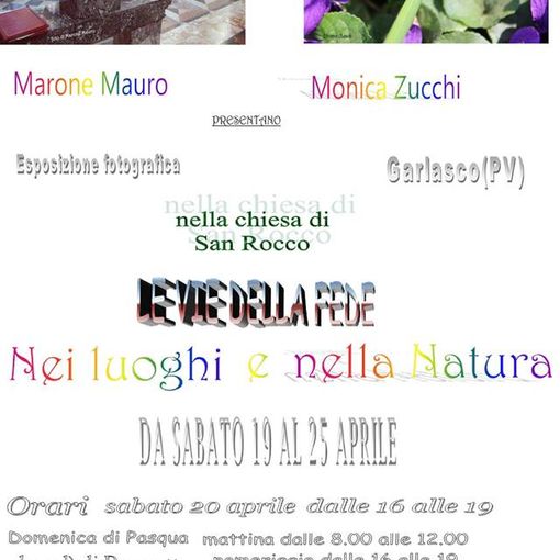 “La Fede e la Natura”: una mostra di foto dei luoghi lomellini da parte dei fotografi garlaschesi Mauro Marone e Monica Zucchi