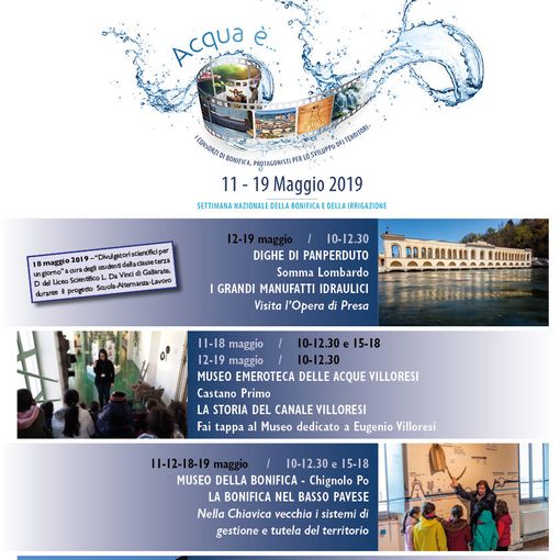 Oltrepò: settimana della bonifica 2019, il 18 e 19 maggio visite al Museo della bonifica