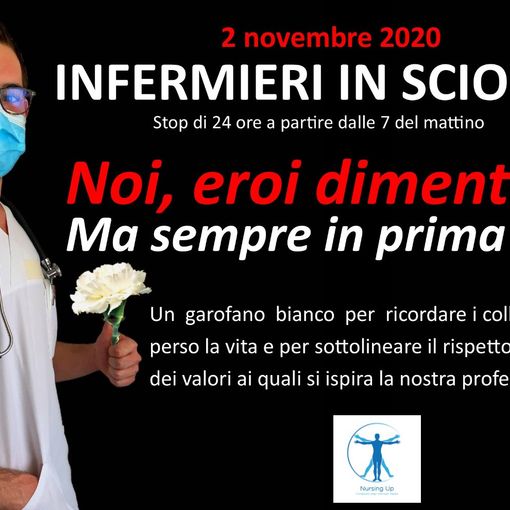 Sanità, Nursing Up, De Palma: &quot;Pronti allo sciopero di lunedì 2 novembre. Pronti ancora una volta a manifestare il nostro dissenso verso chi calpesta i diritti e le istanze legittime degli infermieri italiani».