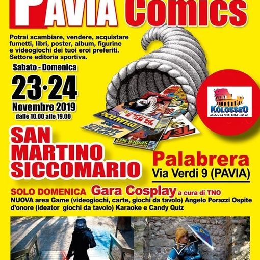 Torna Pavia Comics, mostra mercato del Fumetto usato e da collezione