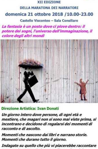 Abbiategrasso, Maratona dei Narratori anno 12: domenica 21 al Castello