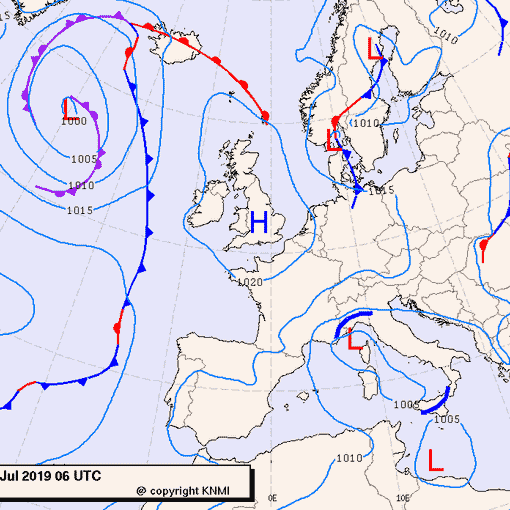 Previsioni meteo per lunedì 15, martedì 16, mercoledì 17 (luglio)
