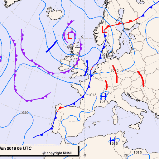 Previsioni meteo per martedì 2, mercoledì 3, giovedì 4 (giugno)