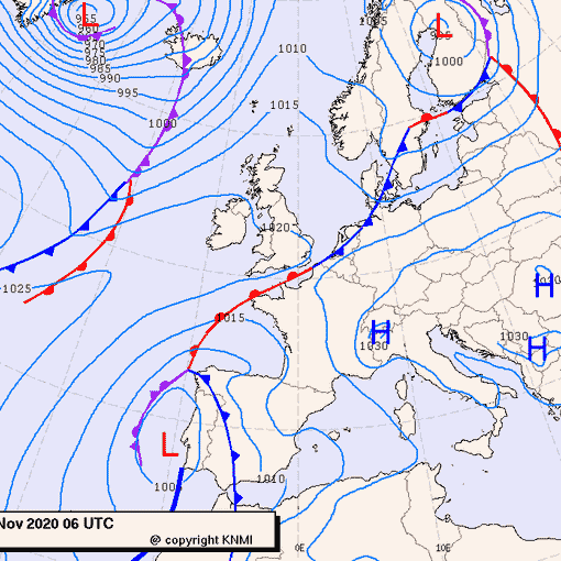 Previsioni meteo per giovedì 26, venerdì 27, sabato 28 (novembre)
