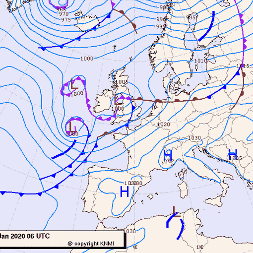Previsioni meteo per giovedì 9, venerdì 10, sabato 11 (gennaio)