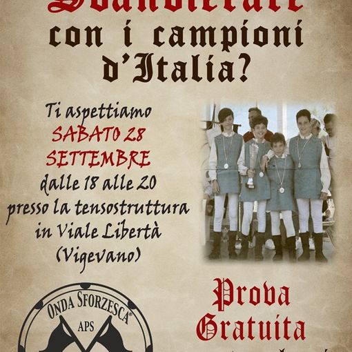 Vigevano, Open Day del gruppo Musici ed Alfieri dell'Onda Sforzesca
