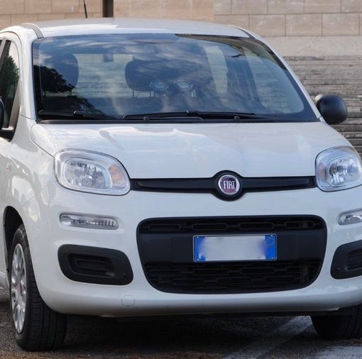 Un modello della mitica Fiat Panda