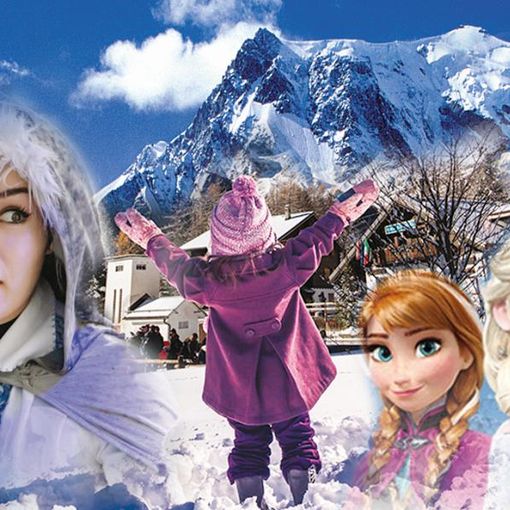 La magia di Babbo Natale e Regina dei Ghiacci al Lago Maggiore Monte Rosa