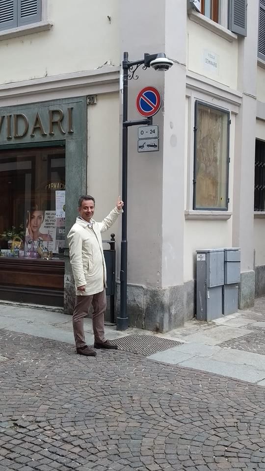 - FOTONOTIZIA -  Vigevano: installate nuove telecamere in vicolo Seminario