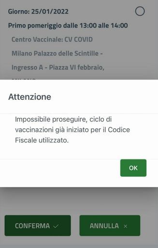 Problemi per la terza dose ai non residenti il sistema associa le tessere ad altre prenotazioni Problemi per la terza dose ai non residenti il sistema associa le tessere ad altre prenotazioni