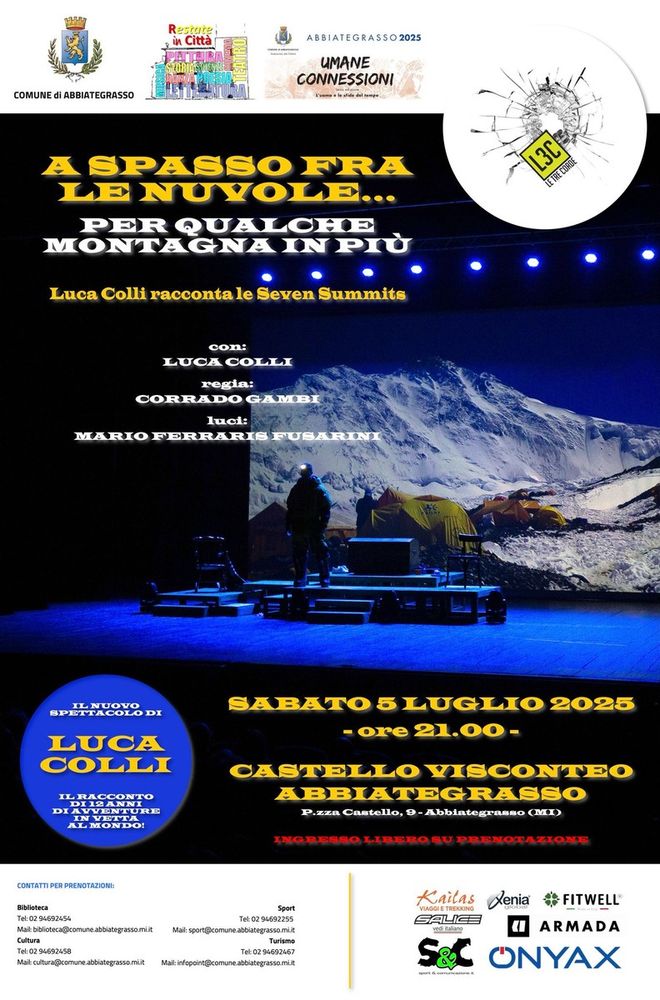 Luca Colli “lo scalattore” tra vette e palcoscenici si prepara a una nuova sfida: lo Snow Leopard Luca Colli “lo scalattore” tra vette e palcoscenici si prepara a una nuova sfida: lo Snow Leopard