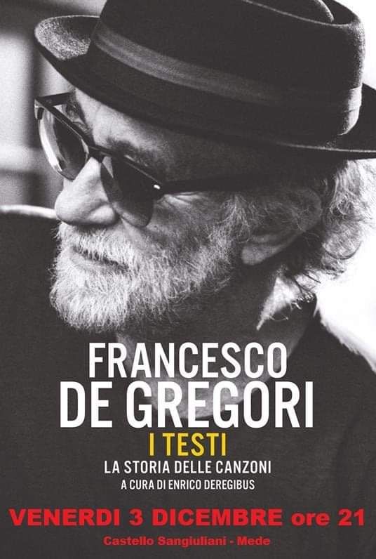 Mede, il biografo esperto di Francesco De Gregori presenterà il suo ultimo lavoro editoriale Mede, il biografo esperto di Francesco De Gregori presenterà il suo ultimo lavoro editoriale