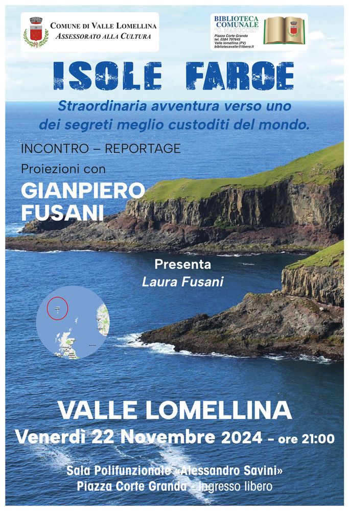 Valle: le Isole Faroe raccontate in biblioteca da Gianpiero Fusani Valle: le Isole Faroe raccontate in biblioteca da Gianpiero Fusani