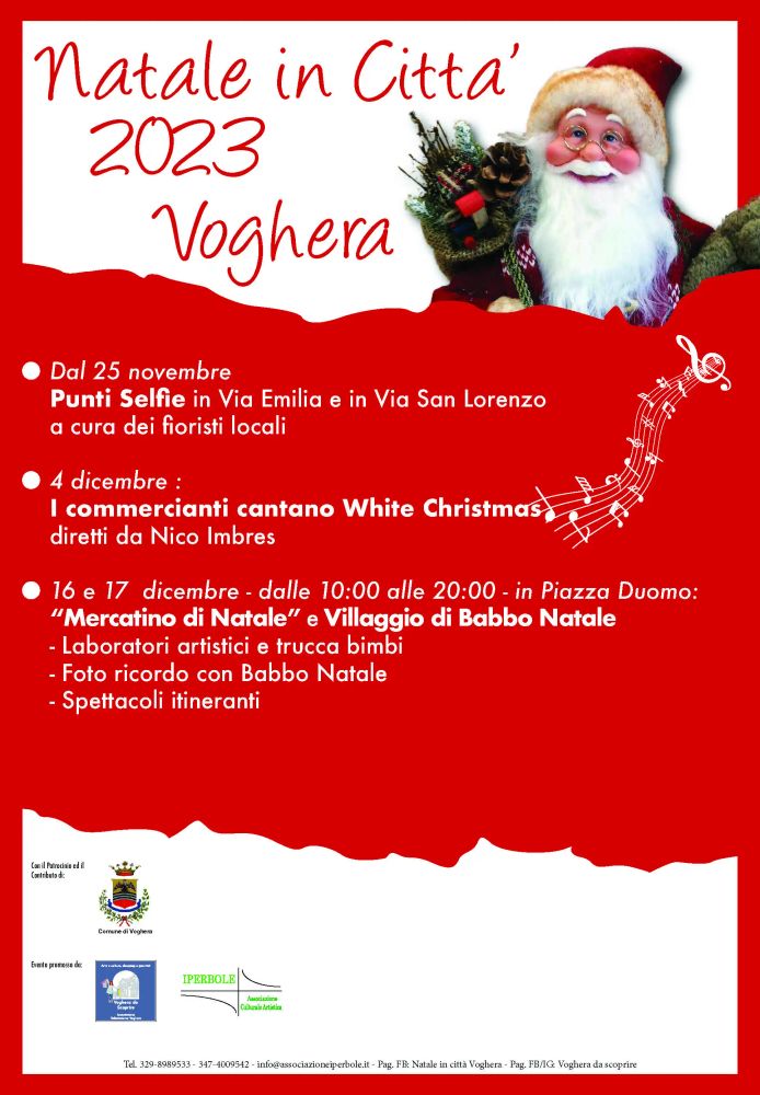 Voghera: il Natale in città tra mercatini e laboratori per i bambini