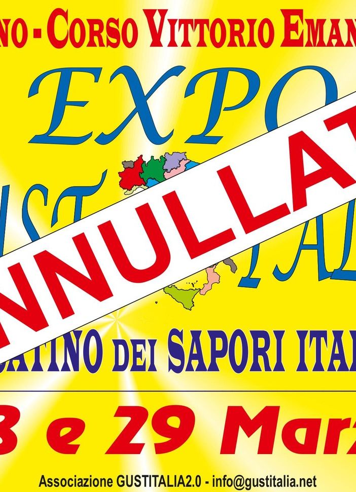 Vigevano: annullato il tradizionale appuntamento con il mercatino enogastromomico di &quot;Gustitalia&quot;