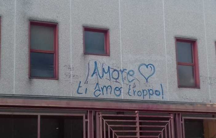 A Villa Cortese, arriva un murales d'amore ad alta quota