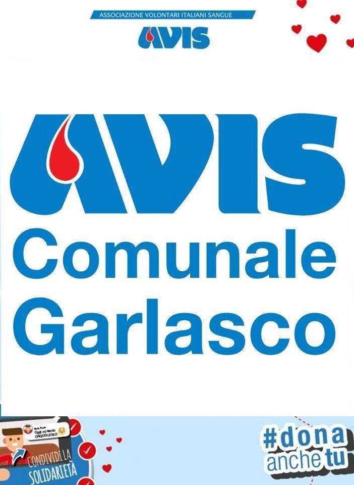 Domenica prossima l’Avis di Garlasco chiama a raccolta i cittadini per la donazione di sangue
