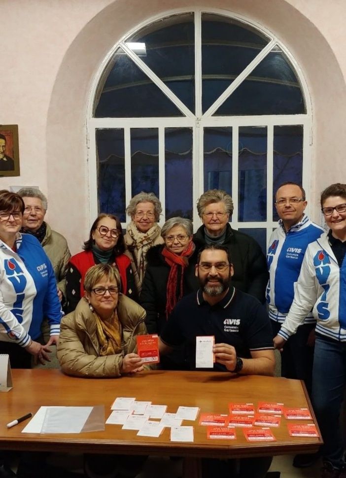 Garlasco: l’Avis consegna 1000 euro in buoni acquisto al gruppo Vincenziano ed al centro aiuto alla Vita di Garlasco