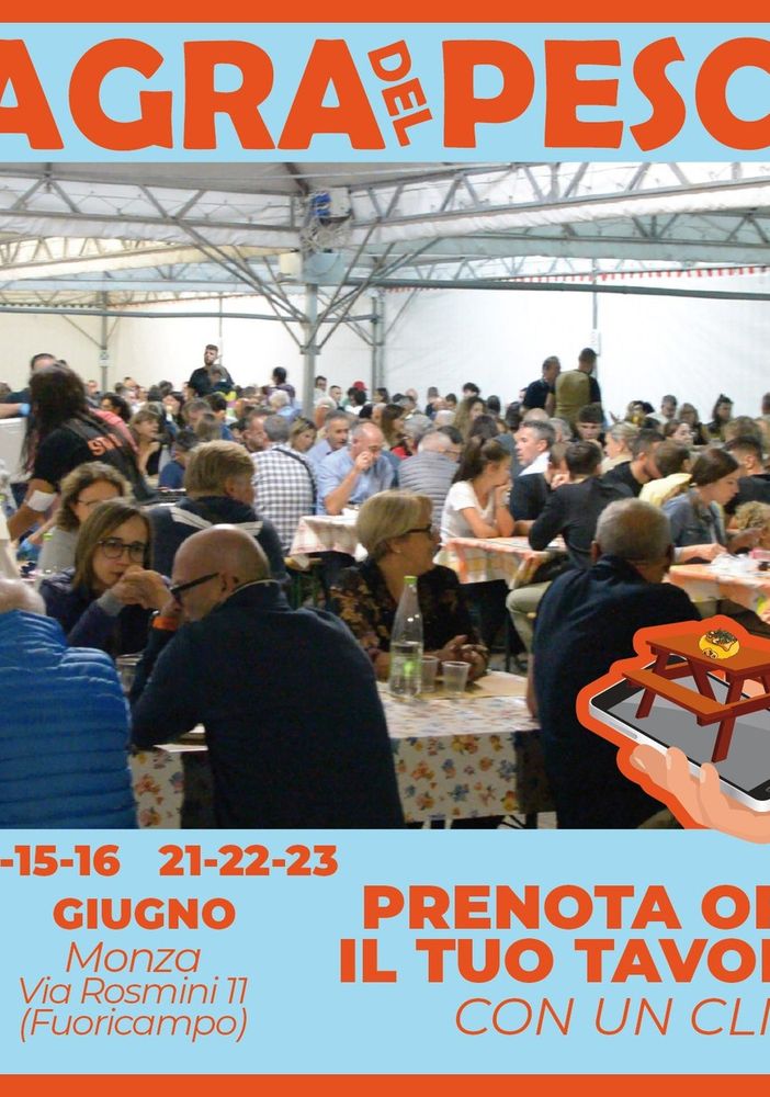 La Sagra del Pesce sbarca a Monza: due weekend di festa all’insegna del pesce e dei sapori del mare