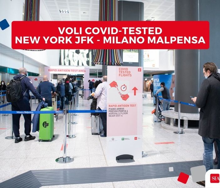 New York e Malpensa si &quot;riabbracciano&quot;. E senza quarantena