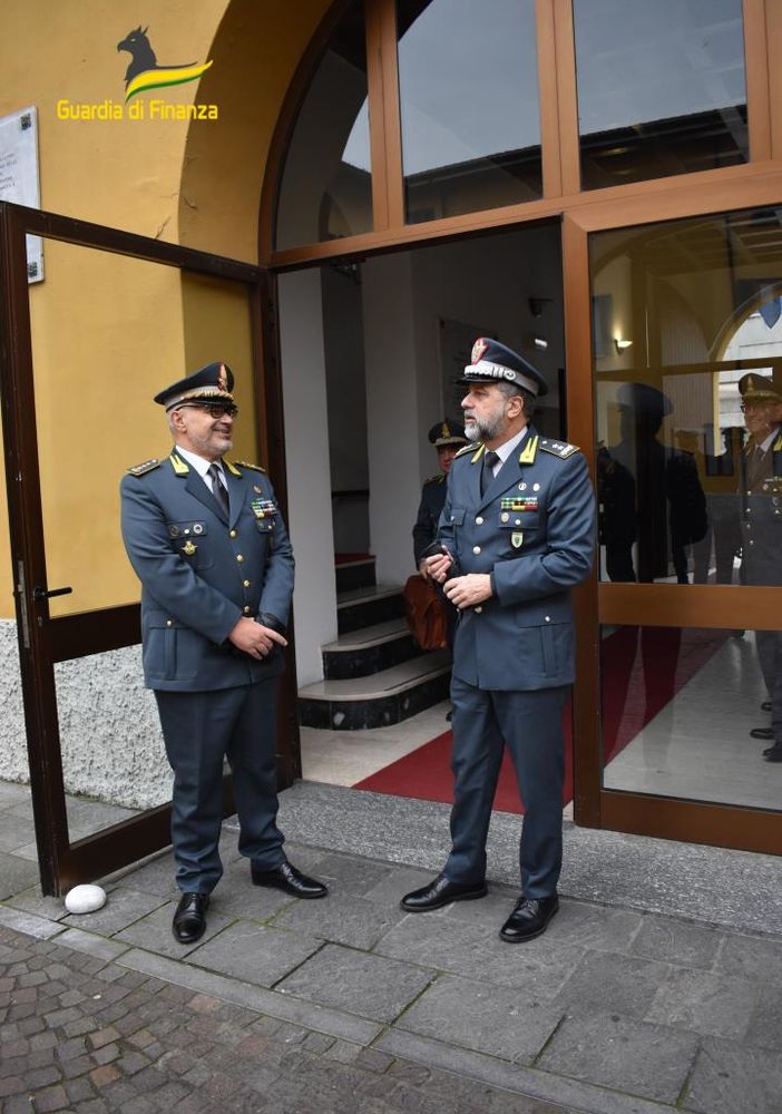 Guardia di finanza, il comandante regionale Cuzzocrea in visita a Pavia e Vigevano