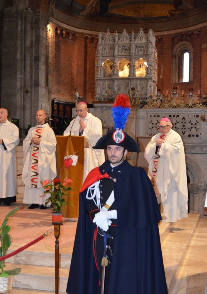 Pavia, celebrata la Virgo Fidelis patrona dell'Arma dei Carabinieri
