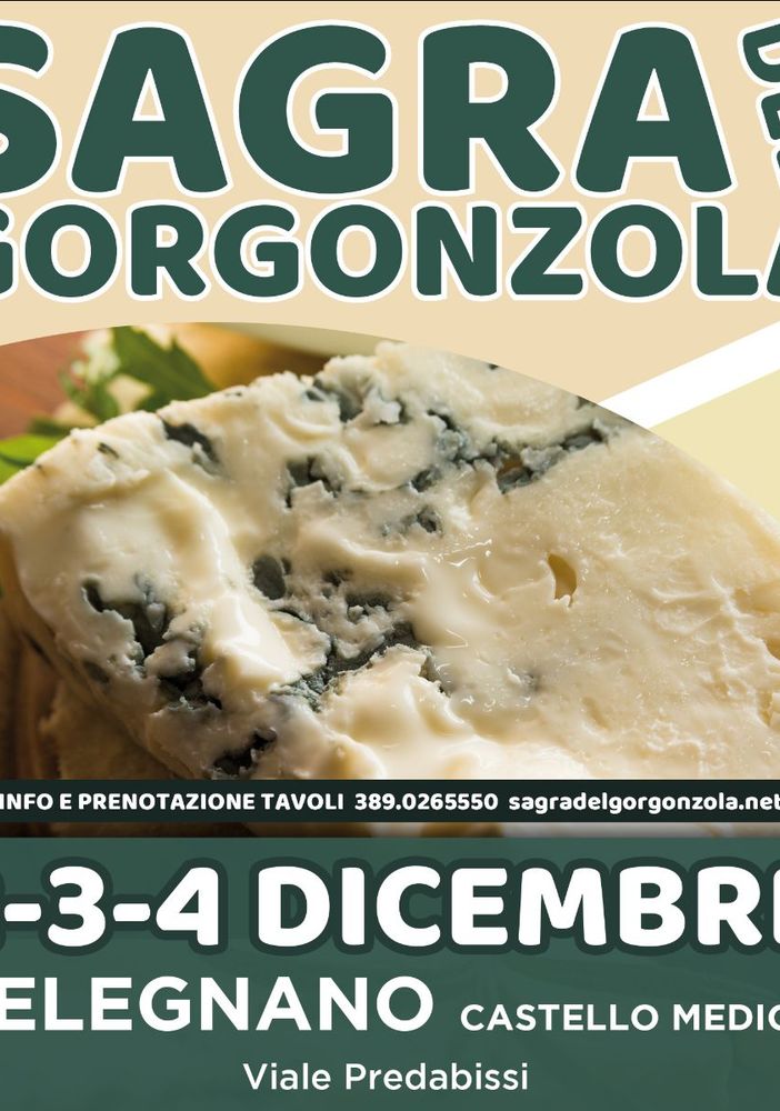 Sagra del Gorgonzola: con protagonista il formaggio erborinato per eccellenza, la città di Melegnano si prepara a fare festa