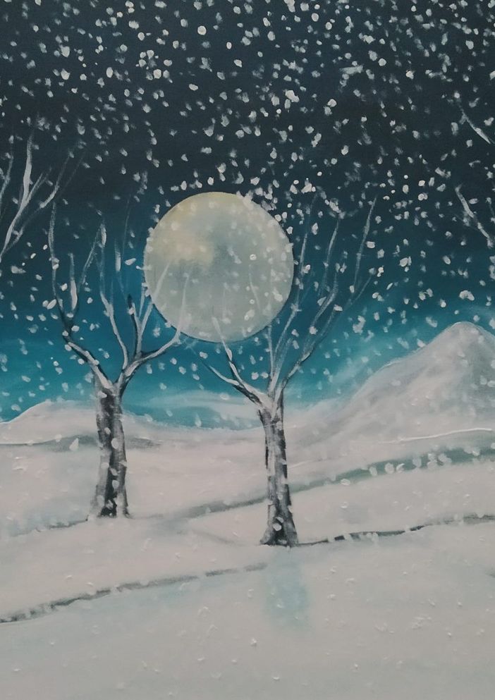 Occhi all’insù per la luminosissima Luna piena della Neve