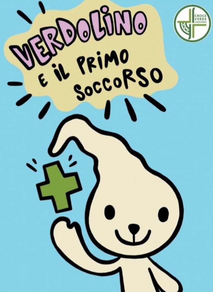 Vigevano: la Croce Verde presenta un libretto per i bambini sul primo soccorso in piazza Ducale