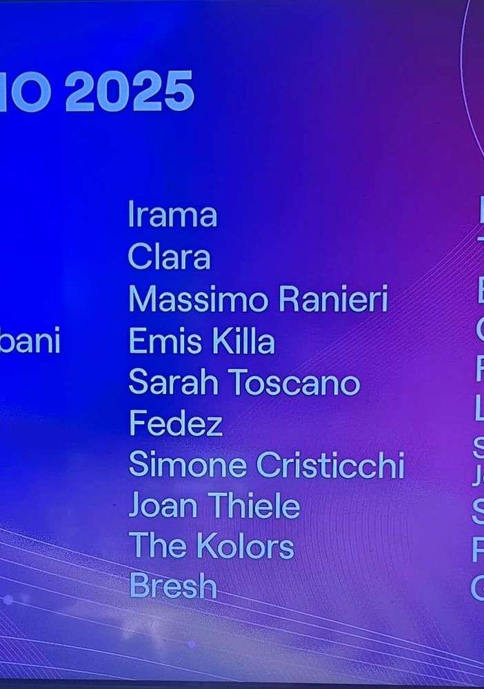 La vigevanese Sarah Toscano in gara tra i &quot;Big&quot; alla 75° edizione del Festival di Sanremo