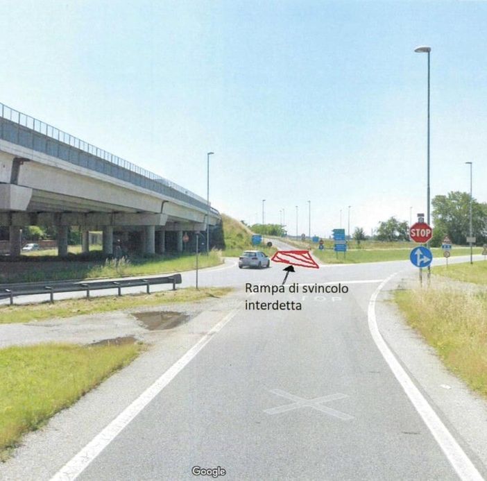 Cameri: modifica all'accesso della tangenziale per Novara