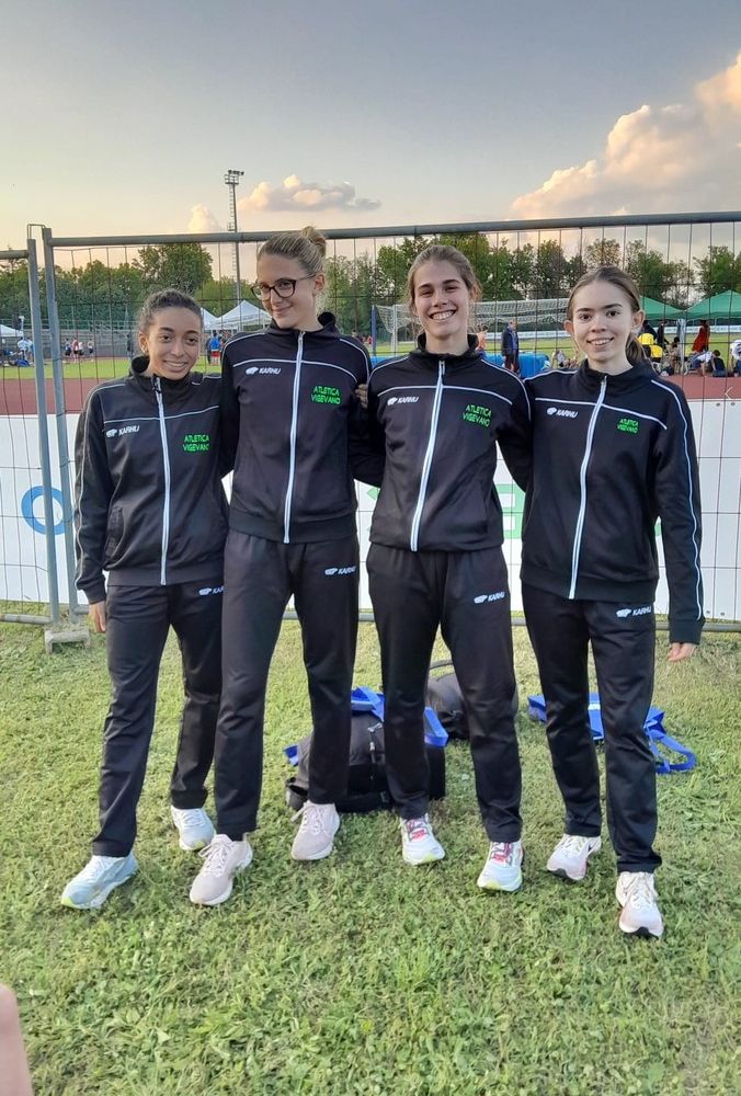Atletica Vigevano: anche la 4x400 allieve stacca il biglietto per i campionati italiani