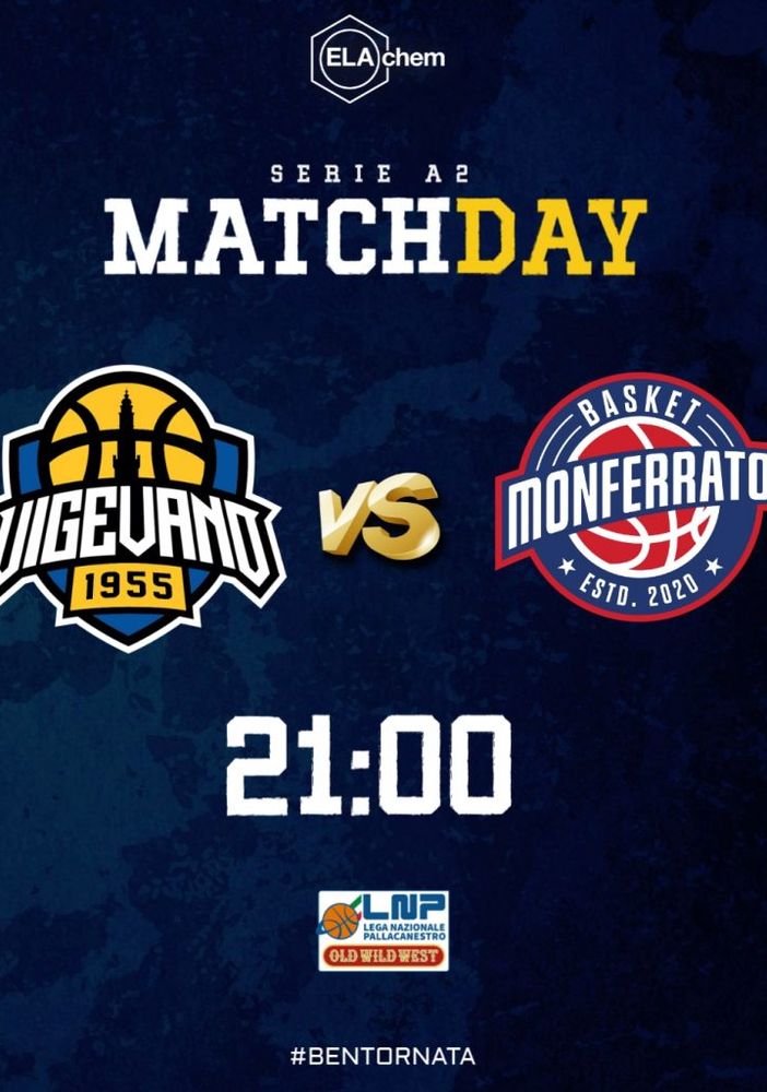 Basket A2, stasera l’Elachem Vigevano all’assalto di Monferrato