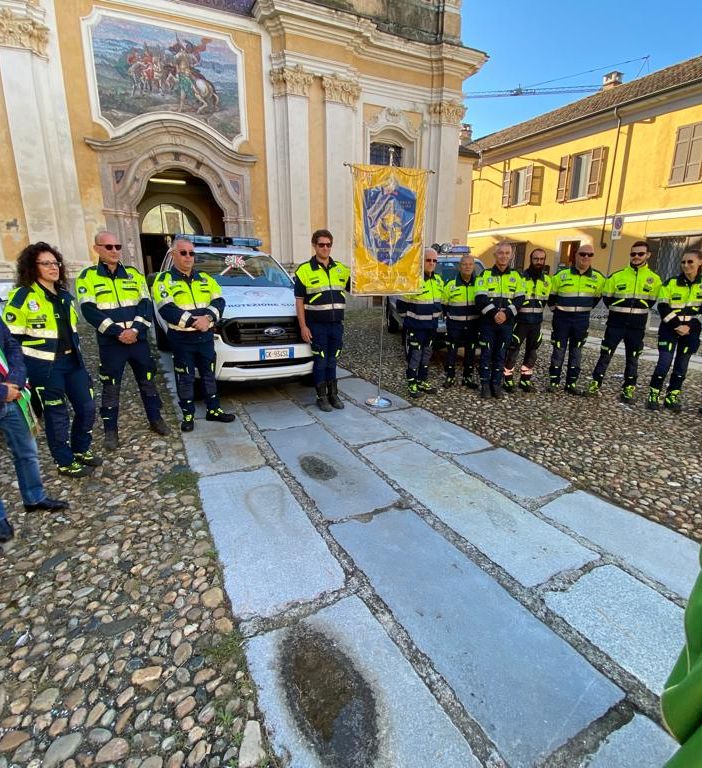 Pieve del Cairo: inaugurato il nuovo pick up della Protezione Civile. Le immagini