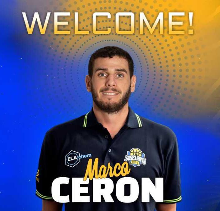 Basket serie A2: Marco Ceron è un nuovo giocatore della Elachem Vigevano