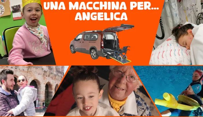 Rivanazzano, una macchina speciale adatta alle esigenze della piccola Angelica. Già raccolti 9.500 euro online
