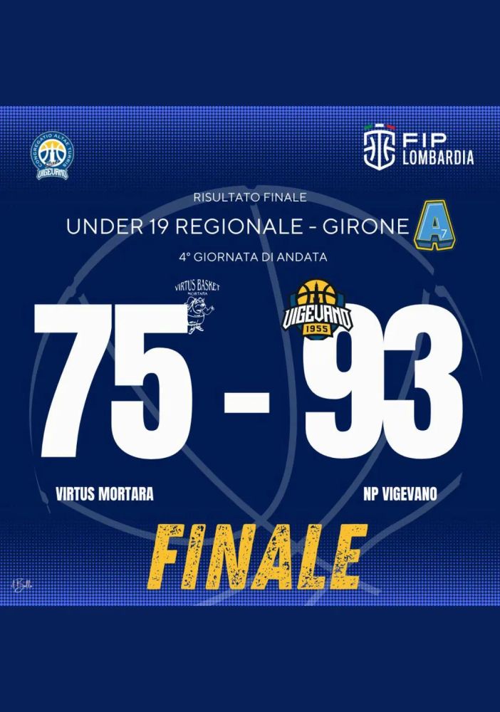 Basket: Under 19 regionale, Vigevano vince a Mortara e comanda il girone