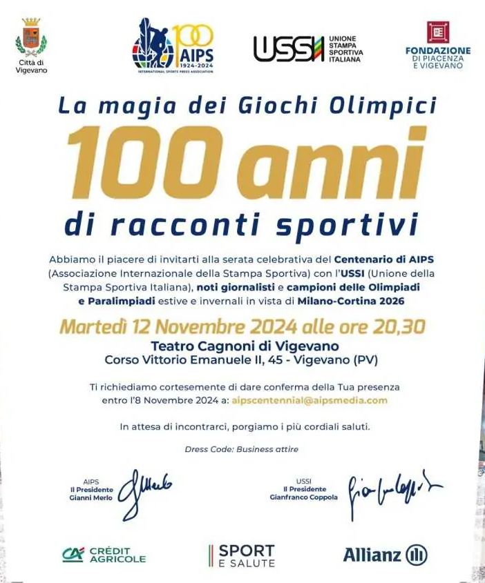 Basket, Vigevano 1955 premiata nella serata &quot;La magia dei Giochi olimpici-Cento anni di racconti sportivi&quot;