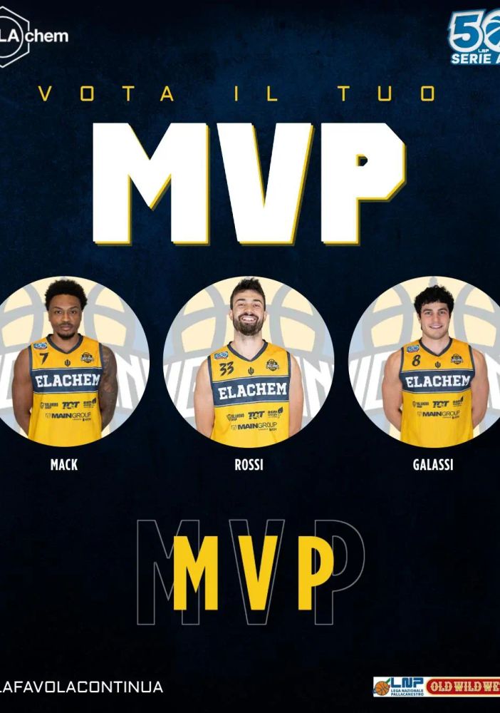 Basket serie A2, votate l'&quot;MVP Ducale&quot; di giornata. &quot;Terzo Tempo&quot; su Milano Pavia TV in onda martedì 7 gennaio