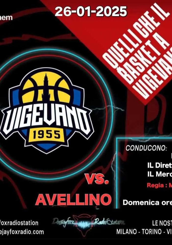 Quinta puntata di &quot;Quelli che il basket a Vigevano&quot; con Deejay Fox Radio Station domenica contro Avellino